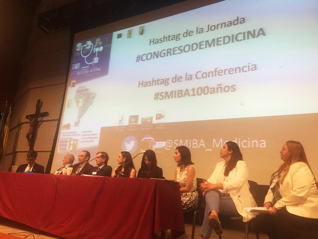Los residentes del Sanatorio en el Congreso de Medicina Interna 2019